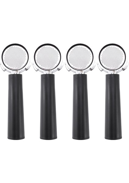 Profesyonel Kahve Makinesi Aksesuarı Için 4x 51MM Paslanmaz Çelik Dipsiz Kahve Portafilter (Yurt Dışından)