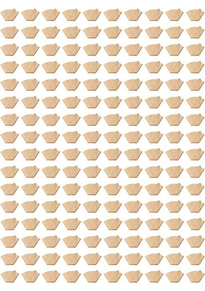 Kahve Filtreleri Doğal Ağartılmamış Kahve Filtreleri (160 Sayım 2 Kahve Filtresi) (Yurt Dışından)