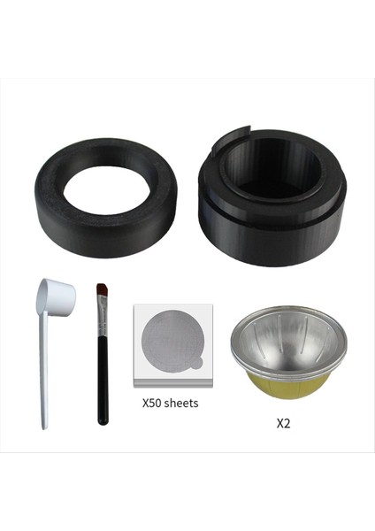 Vertuo Serisi Için 50 Adet Folyo Conta Kapakları ile Yeniden Kullanılabilir Nespresso Kapsüller Için Kapsül Kiti (Yurt Dışından) fiyatları