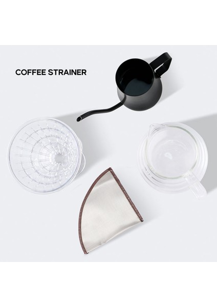 Kahve Filtresi Üzerine Yeniden Kullanılabilir Dökme Örgü Kağıtsız Kahve Filtresi Paslanmaz Çelik Koni Filtresi 3 Ila 4 Sub Kahve Damağı Filtresi (Yurt Dışından) fırsatları