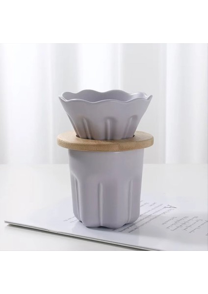 Seramik El Yapımı Kahve Filtre Fincanı Kahve Su Isıtıcısı Setine Dökülür Kahve Seti Sıcaklık Direnci Açık Yeşil (Yurt Dışından) modelleri