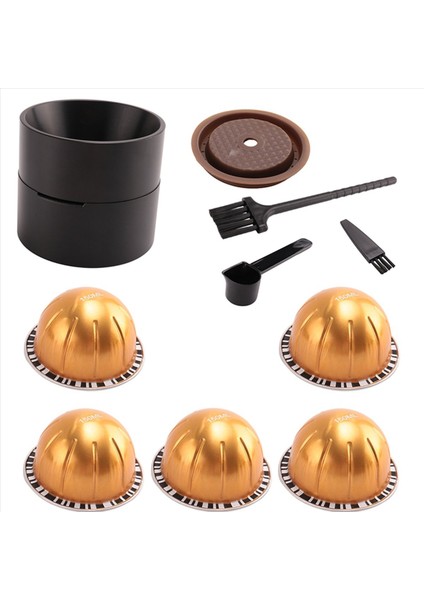 Vertuo Hattı Kapsülü Için Doldurulabilir Kahve Kapsülü Conta Standı Nes Vertuo Kapsülleri Boş Alüminyum Yeniden Kullanılabilir Kapsüller Için (Yurt Dışından) indirimleri