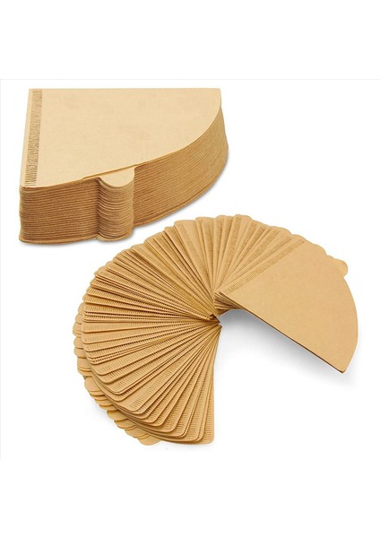 400PCS Kahve Filtreleri Kağıtları 2 Koni Kağıt 1-4 Su Bardağı V60 Için Doğal Kağıt Kahve Filtresi Kahve Damma Konileri (Yurt Dışından) fiyatları