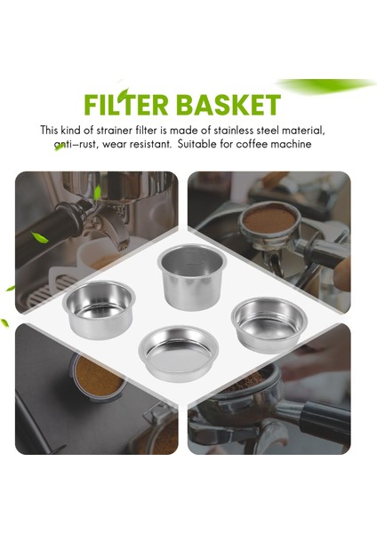4pcs 51MM Kahve Filtre Yedek Filtre Sepeti Kahve Dipsiz Portafilter Için Delonghi Espresso Makine Parçaları (Yurt Dışından) fırsatları