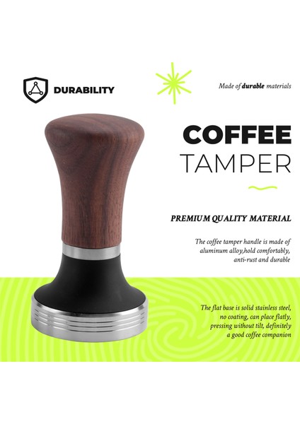 51MM Kahve Kurcalama Tozu Çekiç Kahve ve Espresso Çekiç Tampers Için Kahve Distribütörü (Yurt Dışından) fırsatları