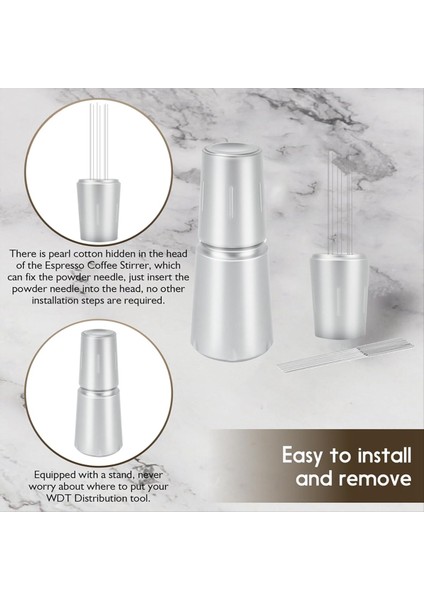 Wdt Espresso Aracı Espresso Dağıtım Aracı Espresso Distribütörü Için Barista Için Iğneler Espresso Kahve Karıştırıcısı (Yurt Dışından) modelleri