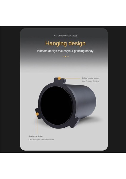 Espresso Kahve Portafilter Dozlama Kupası 51MM Delonghi Kahve Makinesi Toz Kupası Için Uyumlu Gümüş (Yurt Dışından) fiyatları