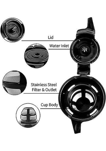 Hamilton Yeniden Kullanılabilir Kahve Filtresi Sepet Kapsül Fincan Amerikan Tozu Kabuk Hassas Filtre Için Uygun (Yurt Dışından) indirimleri