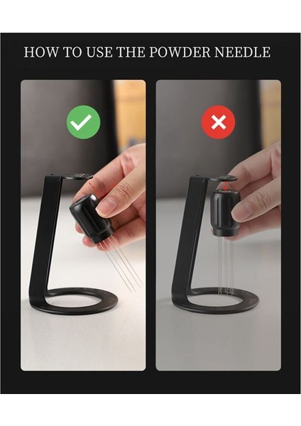 2 Adet Kahve Bezi Tozu Iğne Paslanmaz Çelik Gevşek Toz Iğne Ajitatörü Taban Standı Depolama (Yurt Dışından) modelleri