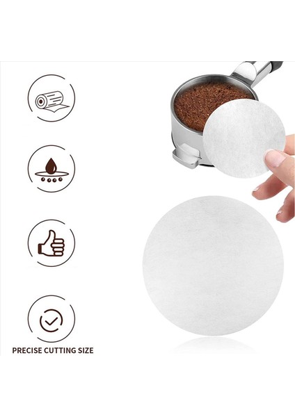 Espresso Kahve Makinesi Için Kahve Kağıdı Filtresi 1800 Pc Ahit Edilmemiş Espresso Filtresi Puck Ekran Portafilter Kağıdı 58MM (Yurt Dışından) indirimleri