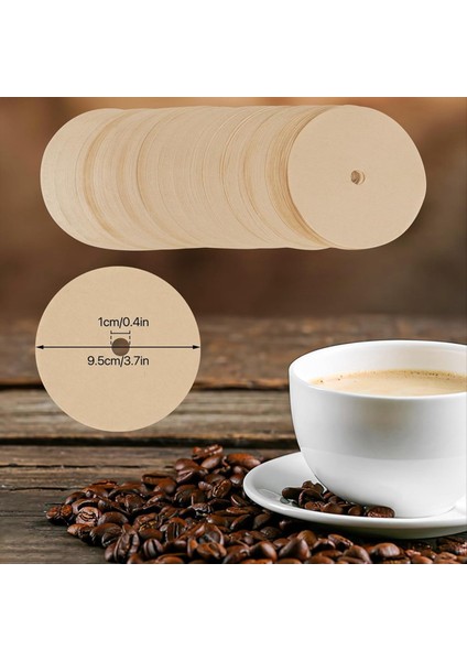 500PCS Sayma Perkolator Kahve Filtreleri 3 75 Inç Doğal Ahit Edilmez Kahve Filtresi Disk Kahve Filtreleri Kahverengi (Yurt Dışından) modelleri