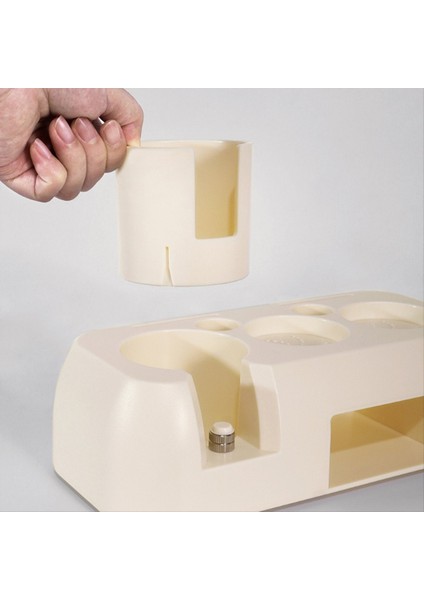 Espresso Tamping Istasyonu Espresso Kahve Organizatör Kutusu Depolama Için Uygun 51MM 58MM Espresso Kurcalama Distribütör Beyaz (Yurt Dışından) indirimleri