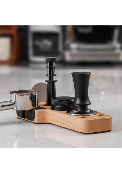 Espresso Distribütörü Tamping Istasyonu Dağıtım Kolu Kurcalama Mat-A Için Universal Coffee Tercabe Baskı Tutucu (Yurt Dışından)