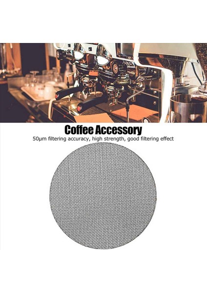 3x Kahve Filtre Mesh Yeniden Kullanılabilir Kahve Puck Ekranı Mukavemet 1 7mm Aeropress Kahve Makinesi Filtreleri Için Dayanıklı 51MM (Yurt Dışından) fırsatları