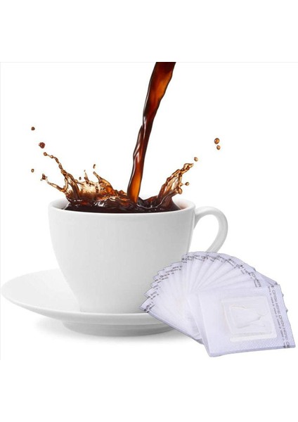 60 x Damla Kahve Filtreleri Çanta Asılı Kulak Kağıdı Kahve ve Çay Seti Filtreleri Asılı Kahve Boş Çanta (Yurt Dışından) modelleri