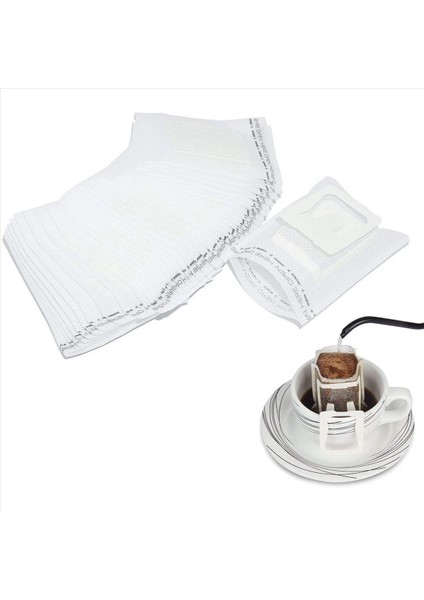 60 x Damla Kahve Filtreleri Çanta Asılı Kulak Kağıdı Kahve ve Çay Seti Filtreleri Asılı Kahve Boş Çanta (Yurt Dışından) fırsatları