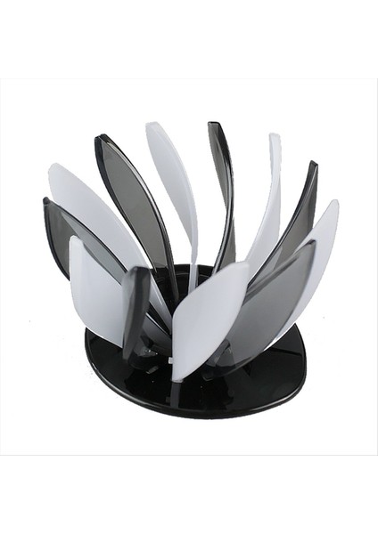 Kahve Filtresi Damla El Demleme Kahve Filtresi Kahve Dripper Spiral Kaburga Tasarımı Ev Ofisi Siyah + Beyaz Için (Yurt Dışından)