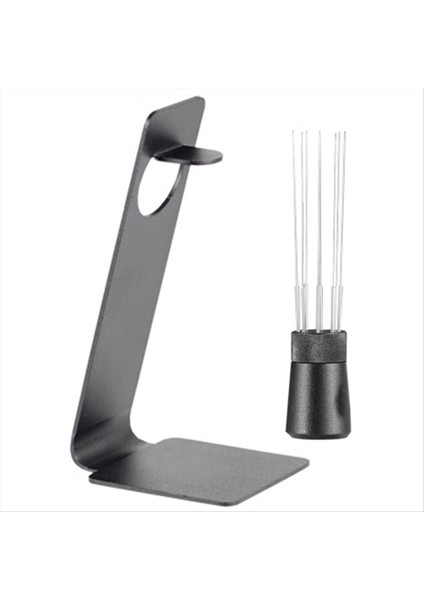 1pcs Espresso Needle Distribütörü - Kahve Için Manyetik Metal Karıştırıcı Aracı - Çalışma Yeri Için Siyah Kahve Distribütörü (Yurt Dışından)