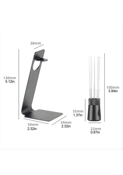 1pcs Espresso Needle Distribütörü - Kahve Için Manyetik Metal Karıştırıcı Aracı - Çalışma Yeri Için Siyah Kahve Distribütörü (Yurt Dışından) modelleri