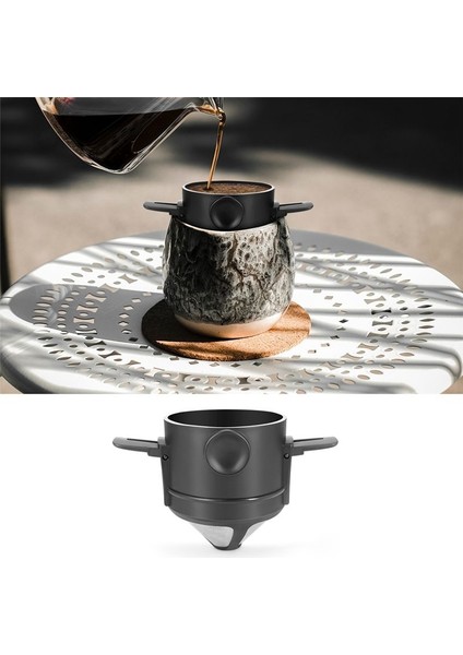 Katlanır Kahve Filtresi 304 Paslanmaz Çelik Kahve Hunisi Teleskopik Damgar Filtre Kağıt Filtre Kupası (Yurt Dışından) fiyatları