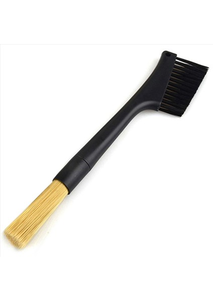 3x Çift Kafa Fırçası Espresso Kahve Öğütücü Makinesi Temiz Fırça Matcha Klavye Toz Alma Aracı Kahve Tozu Fırçası (Yurt Dışından) fiyatları