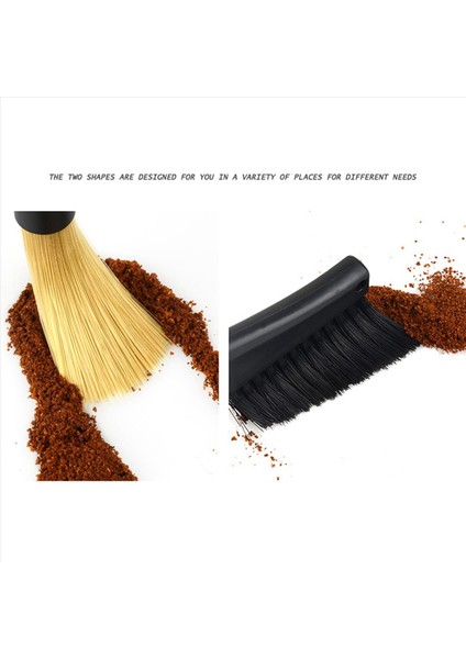 3x Çift Kafa Fırçası Espresso Kahve Öğütücü Makinesi Temiz Fırça Matcha Klavye Toz Alma Aracı Kahve Tozu Fırçası (Yurt Dışından) fırsatları