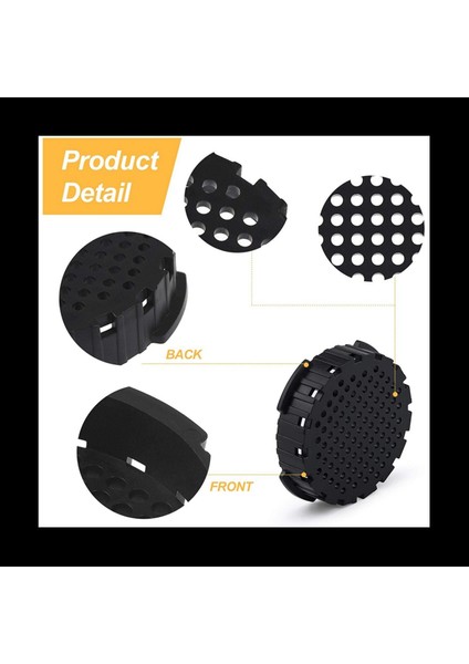 4pcs Yedek Filtre Kapağı Aeropress Kahvesi ve Espresso Üreticisine Uygun (Yurt Dışından) modelleri