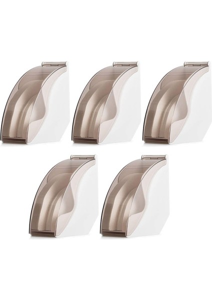 5x Kahve Filtresi Tutucu Kahve Kağıdı Depolama Konteyneri Dağıtıcı Raf Rafı Aeropress Chemx V60 (Yurt Dışından)
