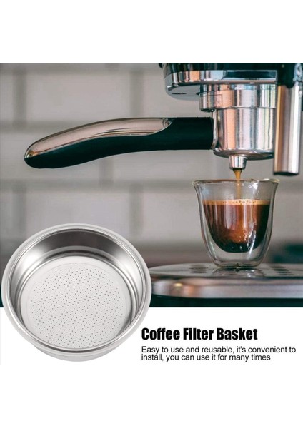 4x Kahve Filtresi 51MM Paslanmaz Çelik Kahve Filtre Bardağı Sepeti Basınç Olmayan Kahve Makinesi Filtreleri A (Yurt Dışından) modelleri