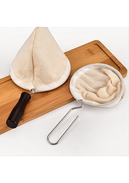 Yeniden Kullanılabilir Kahve Filtre Çantası Paslanmaz Çelik Saplı Bez Süzgeci Bırakma Potu Örgü El Yapımı Kahve Aletleri Çay Filtresi A (Yurt Dışından) indirimleri