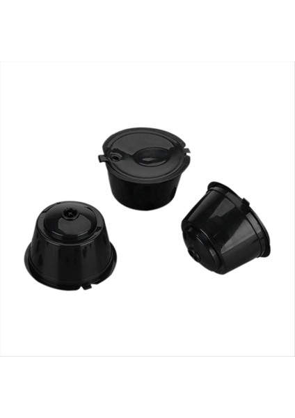 Dolce Gusto Makinesi Için Yeniden Kullanılabilir Pod Doldurulabilir Filtre Pod Kapsül Bardak Kahve Siyah (Yurt Dışından)