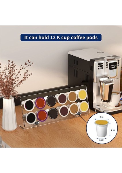 K-Cup Tutucu Dolap Altında Çekme Depolama Kahve Tutucusu 12 Su Bardağı ile Uyumlu Space Kahve Pods Raf Siyah Kaydet (Yurt Dışından) modelleri