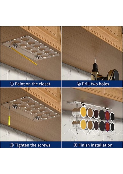 K-Cup Tutucu Dolap Altında Çekme Depolama Kahve Tutucusu 12 Su Bardağı ile Uyumlu Space Kahve Pods Raf Siyah Kaydet (Yurt Dışından) indirimleri