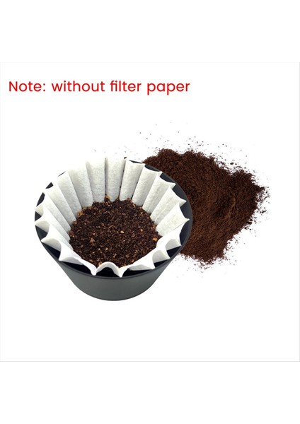 Kahve Filtre Kupası Kahve Dripper El Kahve Büyük Kapasiteli Filtre Kupası 40-60G Seyahat Ofisi Için Yeniden Kullanılabilir Kahve Filtresi (Yurt Dışından) fiyatları