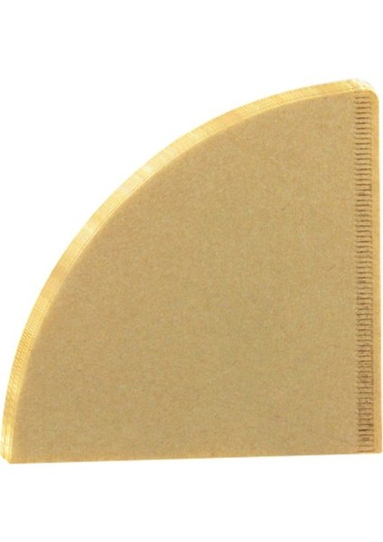 El Yapımı Kahve Filtre Kağıdı Kalınlaştırılmış Koni Şeklindeki Kahve Filtresi Kağıt Damla Çayı Filtre 50 Birincil Renk (Yurt Dışından)