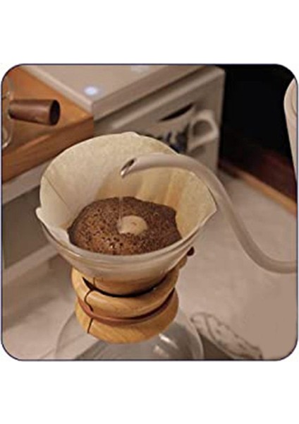 El Yapımı Kahve Filtre Kağıdı Kalınlaştırılmış Koni Şeklindeki Kahve Filtresi Kağıt Damla Çayı Filtre 50 Birincil Renk (Yurt Dışından) fırsatları