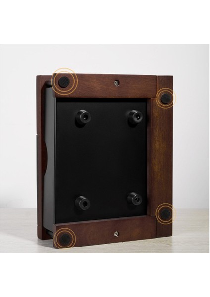 Espresso Tamping Istasyonu Çok Fonksiyonlu Maden Ahşap Toz Presleme Stand Ahşap Espresso Makine Aksesuarları B (Yurt Dışından) modelleri