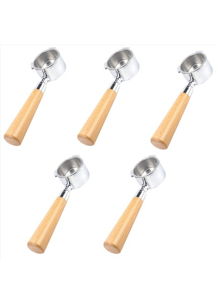 5pcs 51MM Delonghi EC680 / EC685 Için 51MM Kahve Dipsiz Filtre Filtre Sepeti ile Çıkarılabilir Dipsiz Filtre Tutucu (Yurt Dışından)