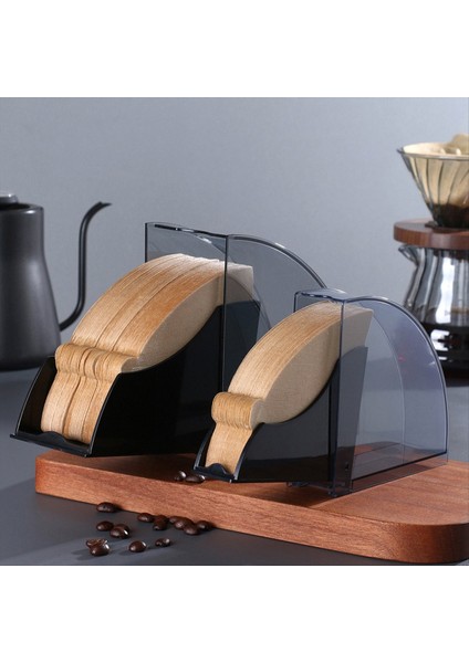 Elle Demlenmiş Kahve Filtresi Kağıt Depolama Kutusu Fan Şeklindeki Filtre Kağıt Kutusu V02 Filtre Kağıt Toz Geçirmez Depolama Rafı (Yurt Dışından) fırsatları