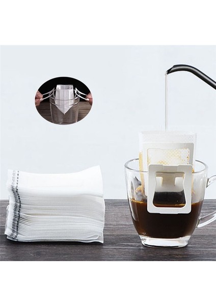 El Slem Flushochent Confe Filtre Torbası Asılı Kulak Kahve Filtre Kağıdı Asılı Kulak Soğuk Ekstraksiyon Filtre Çantası (Yurt Dışından) indirimleri