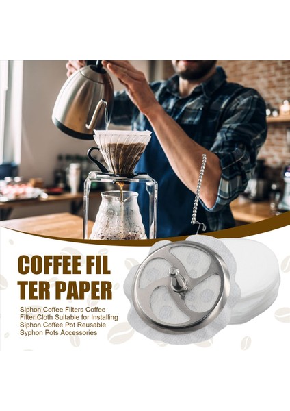 Sifon Kahve Filtreleri Kahve Filtre Bezi Sifon Kahve Potu Yeniden Kullanılabilir Yeniden Kullanılabilir Sifhon Saksılar Aksesuarları (Yurt Dışından) fırsatları