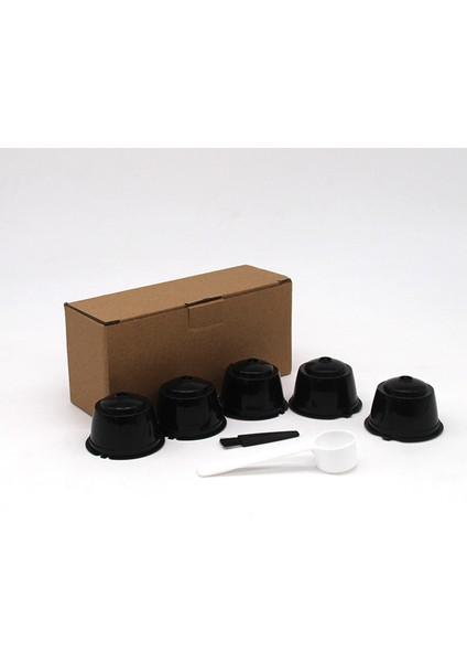 10 Adet Dolce Gusto Kahve Kapsülü Filtre Kupası Yeniden Kullanılabilir Filtre Filtre Sepet Kapakları Yeniden Kullanılabilir Kaşık Fırçası-1 (Yurt Dışından) modelleri