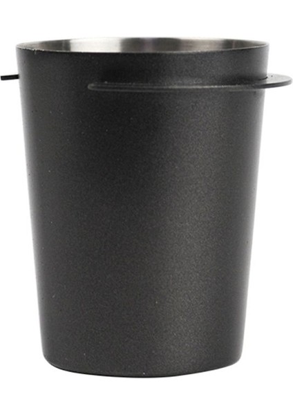 51MM Kahve Dozu Yakalayıcı Fincan Toz Besleyici Makinesi Dirençli Parça Aşınma Distribütörü Kahve Takımı Aksesuarları Siyah (Yurt Dışından)