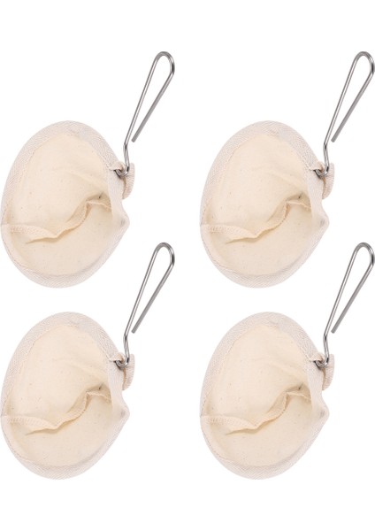 4pcs Flanel Bez Kahve Filtresi Süzgeçleri Ev Kullanımı Için Tutuklu El Yapımı Kahve Aksesuarları ile Yeniden Kullanılabilir Kahve Damatı (Yurt Dışından) fırsatları