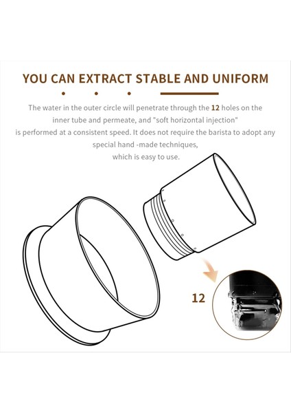 Kahve Brewer Fincan Çıkarılabilir Espresso Kahve Filtre Kupası Ceado Hoop Kahve Bira Fabrikası Için Uyumlu Filtre Kağıtları (Yurt Dışından) fırsatları