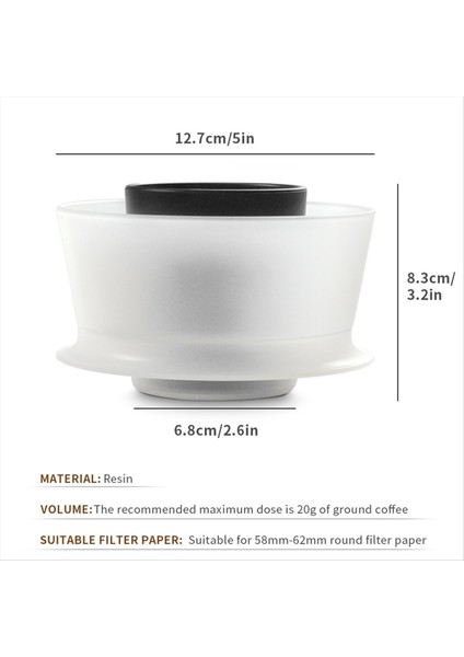 Kahve Brewer Fincan Çıkarılabilir Espresso Kahve Filtre Kupası Ceado Hoop Kahve Bira Fabrikası Için Uyumlu Filtre Kağıtları (Yurt Dışından) indirimleri