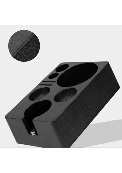 Kahve Kurcalama Mat Stand Portafilter Tutucu Raf Distribütörü 58MM Espresso Maker Aracı Barista Aksesuar Kahve Knock Box A (Yurt Dışından)