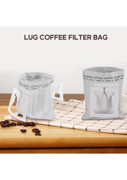 50PCS / Paket Damla Kahve Filtresi Torbası Taşınabilir Asılı Kulak Tarzı Kahve Filtreleri Kağıt Ev Ofis Seyahat Et Deme Kahve ve Çay Aletleri (Yurt Dışından) modelleri
