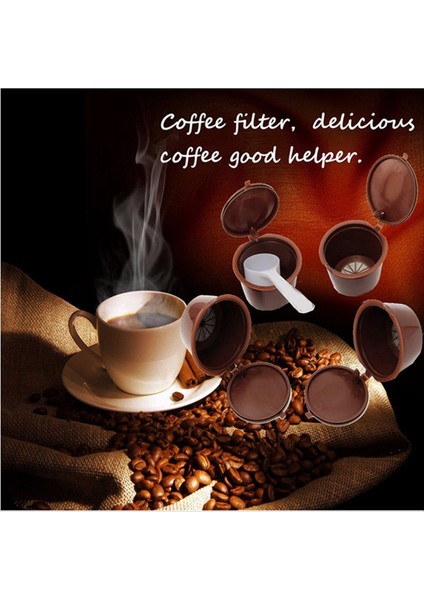 Doldurulabilir Kahve Filtre Kupası Uyumlu Tat Adaptörü Yeniden Kullanılabilir Makine Pod Uyumlu Kit (Yurt Dışından) fırsatları