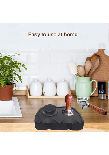 2pcs Espresso Kahve Tumpers Mat Silikon Kurcalama Tutucu Köşe Mat Pad Sıdlı Kısa Kurcalama Mat Kahve Takım Araçları (Yurt Dışından) fırsatları